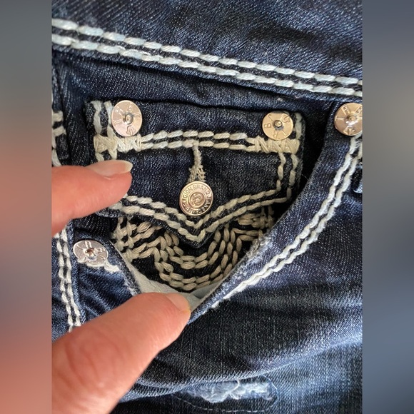 True Religion designer jeans WFLAPS NAT MEGA T  size 26 - Picture 4 of 12